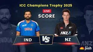 ICC चैंपियंस ट्रॉफी फाइनल: भारत-न्यूजीलैंड में खिताबी जंग 9 मार्च को