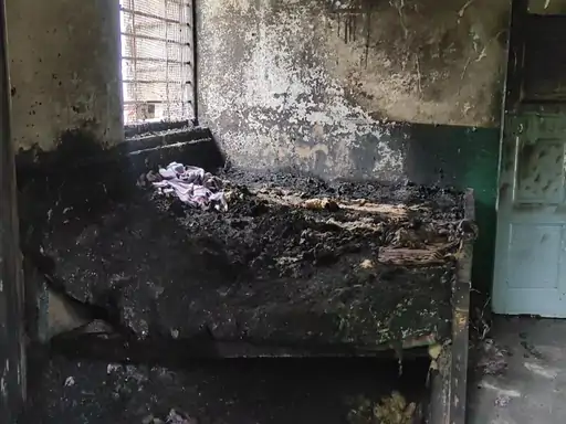 दुर्ग में भीषण आग हादसा, मां-बेटी की जलकर दर्दनाक मौत