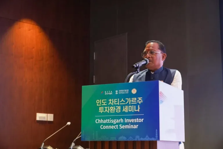 CM Vishnudeo Sai ने दक्षिण कोरिया में निवेशकों को आमंत्रण दिया
