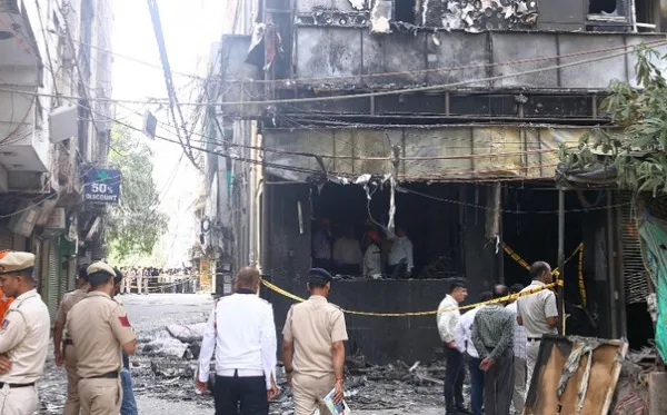 Delhi Hotel Fire