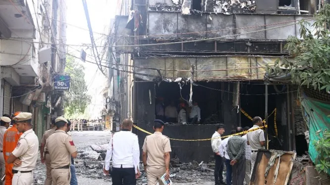 Delhi Hotel Fire