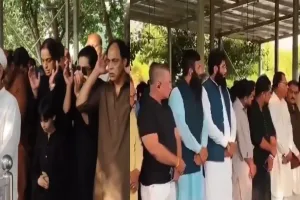 Shoaib Akhtar's brother's funeral