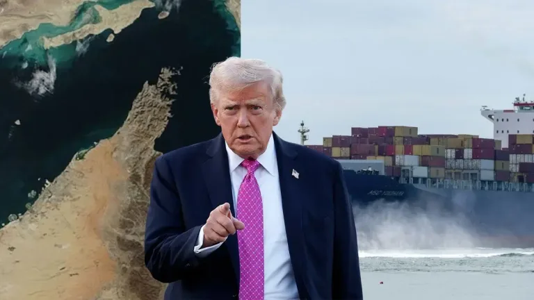 Donald Trump on Hormuz Strait