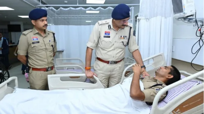 Raipur Police Injured
