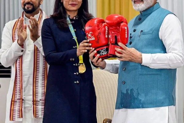 पीएम मोदी खिलाड़ी मुलाकात