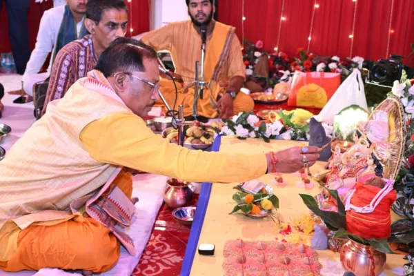 गणेश स्थापना, मुख्यमंत्री विष्णु देव साय,