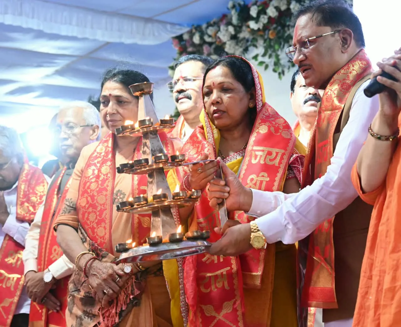 महादेव घाट, खारुन नदी, दीपोत्सव, महाआरती, नरेंद्र मोदी जन्मदिन,