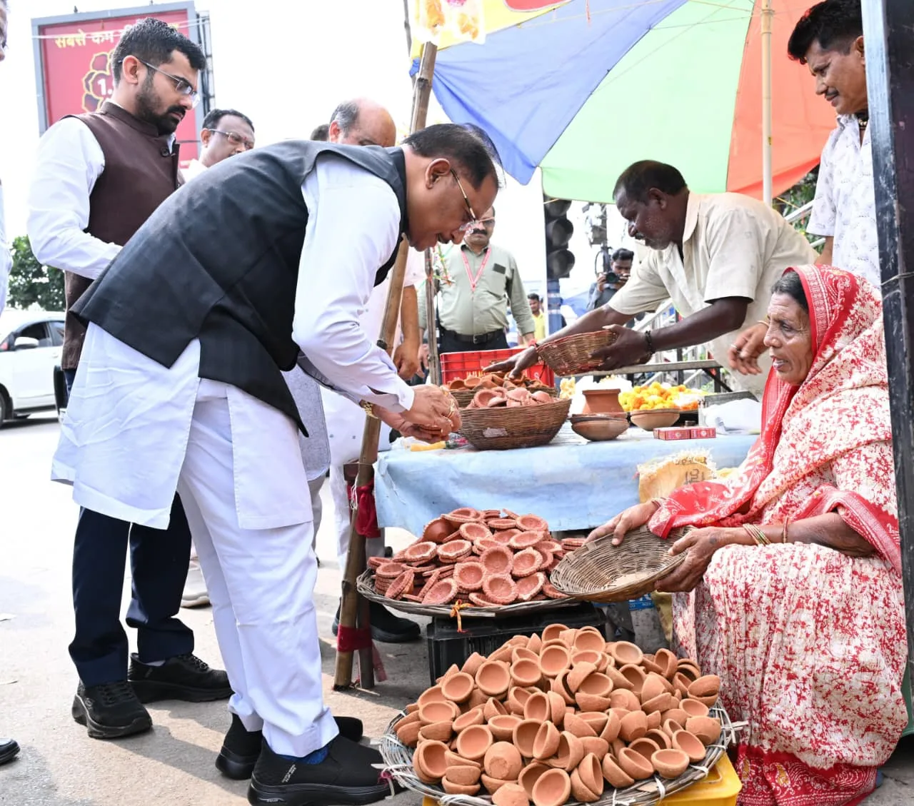 मुख्यमंत्री साय, सेवा संकल्प अभियान, रायपुर, तेलीबांधा,