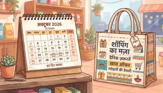 फेस्टिव सेल 2026 की तारीखें, कैलेंडर पर 8 और 9 अक्टूबर पर निशान