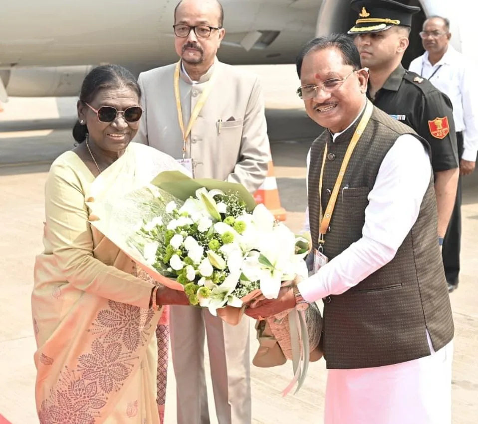 राष्ट्रपति द्रौपदी मुर्मु छत्तीसगढ़ दौरा