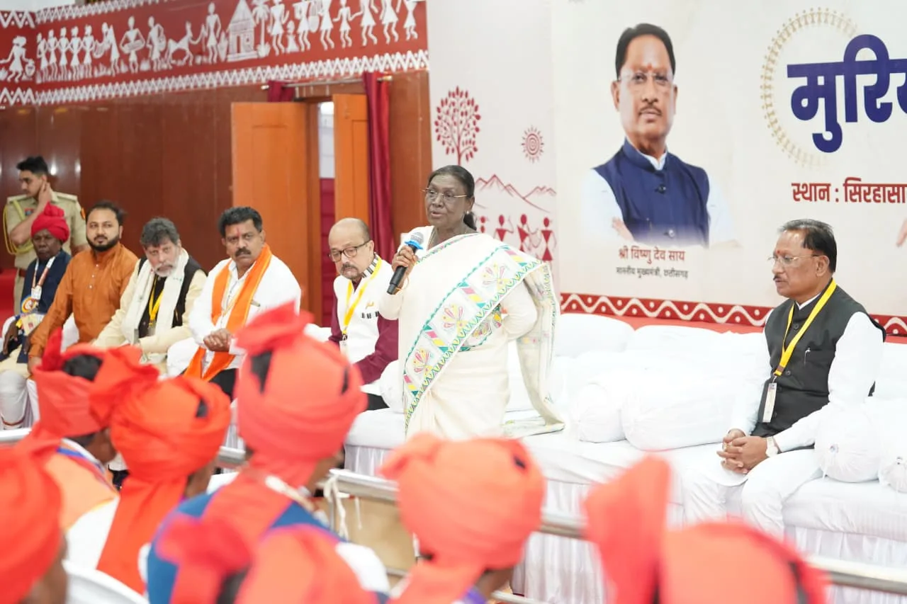 राष्ट्रपति द्रौपदी मुर्मु, मुरिया दरबार, बस्तर दशहरा 2026, आदिवासी संस्कृति
