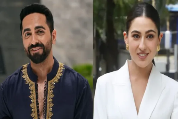आयुष्मान खुराना उड़ता तीर: उलझन में खड़े जासूस और दो देशों के नक्शे का मूल इलस्ट्रेशन
