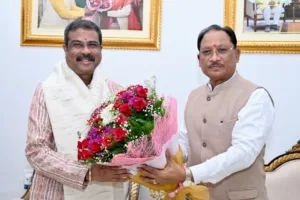 विष्णु देव साय, धर्मेंद्र प्रधान, छत्तीसगढ़ समाचार, रायपुर समाचार,