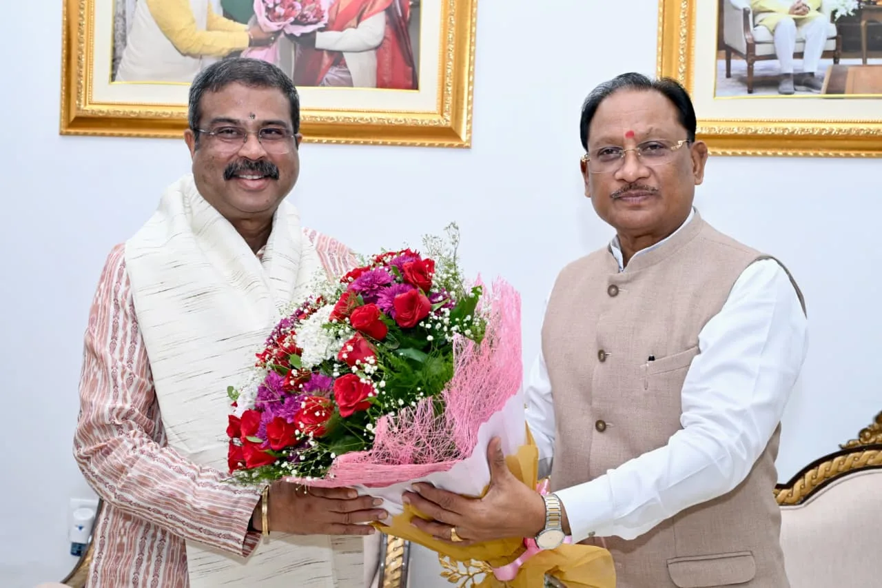 विष्णु देव साय, धर्मेंद्र प्रधान, छत्तीसगढ़ समाचार, रायपुर समाचार,