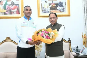 अनिमेष कुजूर, विष्णु देव साय, छत्तीसगढ़ खेल समाचार, एशियन गेम्स 2026,