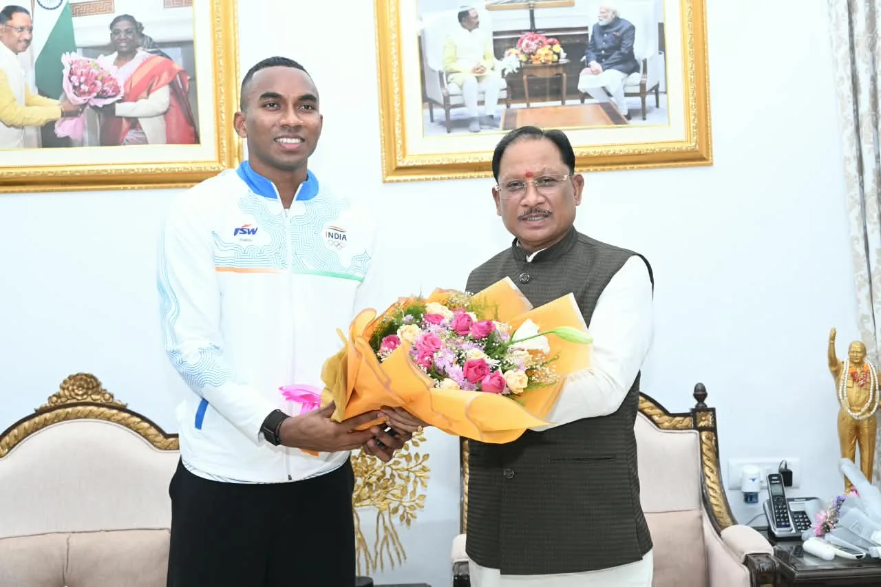 अनिमेष कुजूर, विष्णु देव साय, छत्तीसगढ़ खेल समाचार, एशियन गेम्स 2026,
